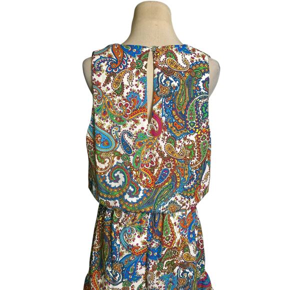 Show Me Your Mumu colorful paisley print romper size Large - Picture 8 of 15